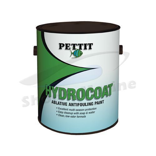 Pettit marine hydrocoat water-based ablative antifouling paint black gallon