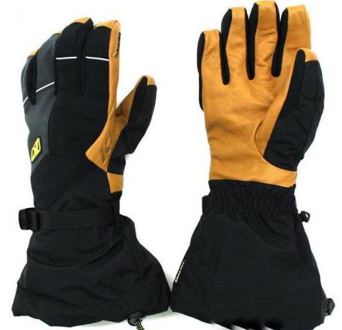 Klim mens togwotee waterproof breathable gore-tex snowmobile gloves - black