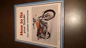 Nos suzuki twin cylinder repair manual vintage 125,150,185,200,250,305,350, 500