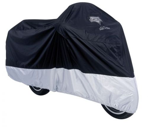 Nelson-rigg deluxe all season motorcycle cover black/silver extra large xl