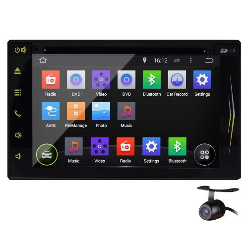 Built-in gps wifi 3g android 4.4 6.2&#034; car dvd player radio ipod bt av-in camera