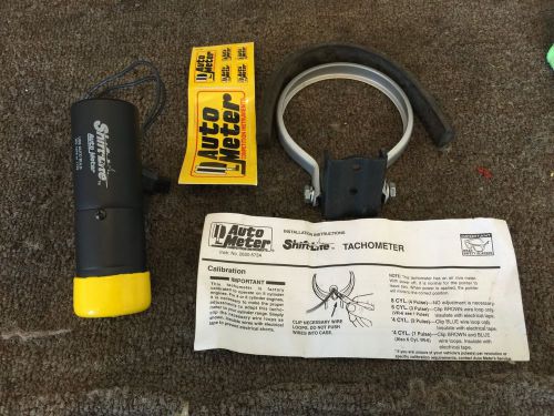 Autometer shift light and tachometer parts lot