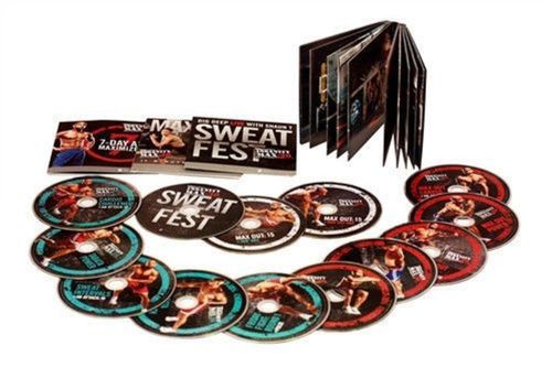 Insanity max 30 workout shaun t 13 dvd set base kit free priority shipping