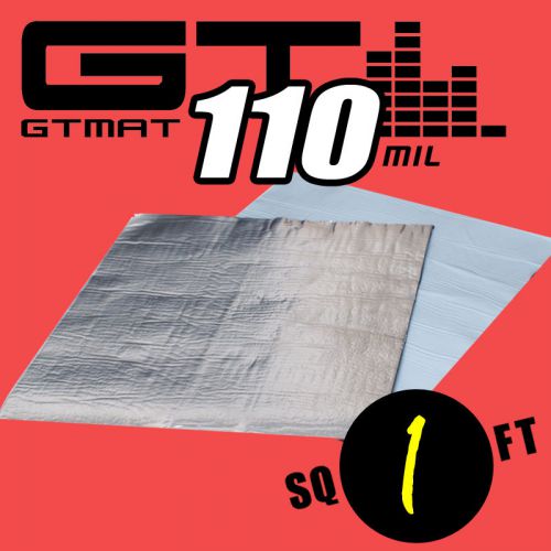 New 1 sqft gtmat supreme 110 mil sound dampning automotive proofing deadener