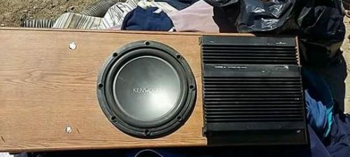 Kenwood subwoofer, alpine amp