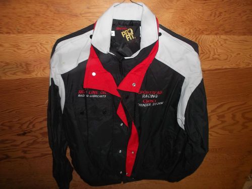 Vintage sportfab racing geo thunder storm jacket~from jon moss collection~xl