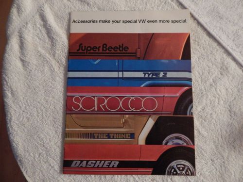 Vw 1974 accessories pamphlet--customize