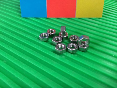 Metric m5 nuts, stainless steel metric nuts m5, bag of 10 standard m5 nuts