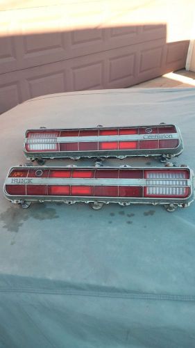 1971 buick centurion tail light set driver, passenger, no cracks great shape!!