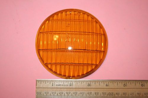 Vintage amber fog lens gm accessory chevy harley guide b-l-c unity 32 39 48