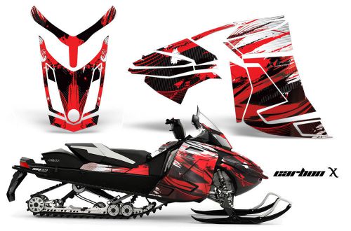 Amr racing 2013 ski doo gsx xr se summit kit snowmobile sled sticker wrap carbon