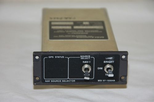 Msi nav source selector  p/n 97-10354a