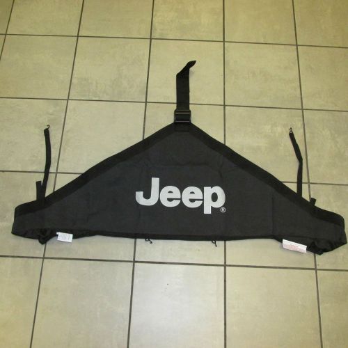 Jeep wrangler front hood cover t style with jeep logo new oem mopar