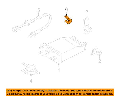 Infiniti nissan oem 2006 q45 4.5l emission-oxygen sensor bracket left 22650cw00a