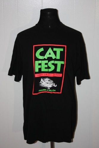 Vintage 1993 arctic cat fest black pullover tee shirt 2xl