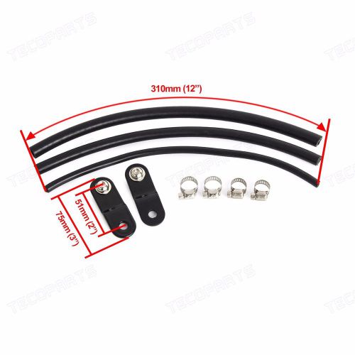 2&#034; gas tank lift kit hose for harley sportster 1200 forty-eight xl1200x 10–2016