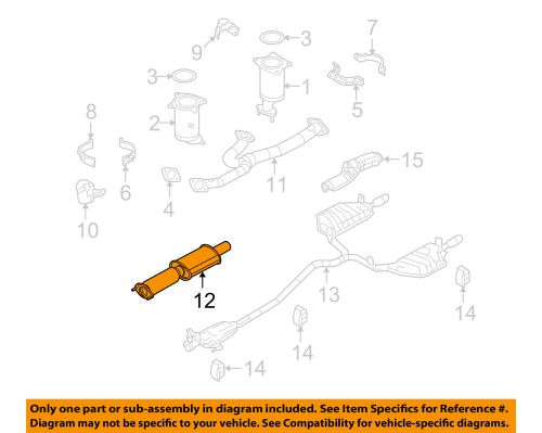 Ford oem-exhaust resonator 9h6z5a289a