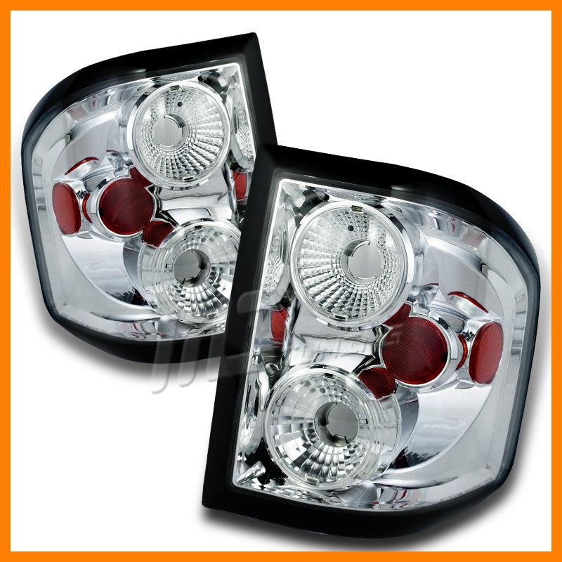 New left+right pair altezza chrome tail lights 04-08 ford f150 flareside pickup