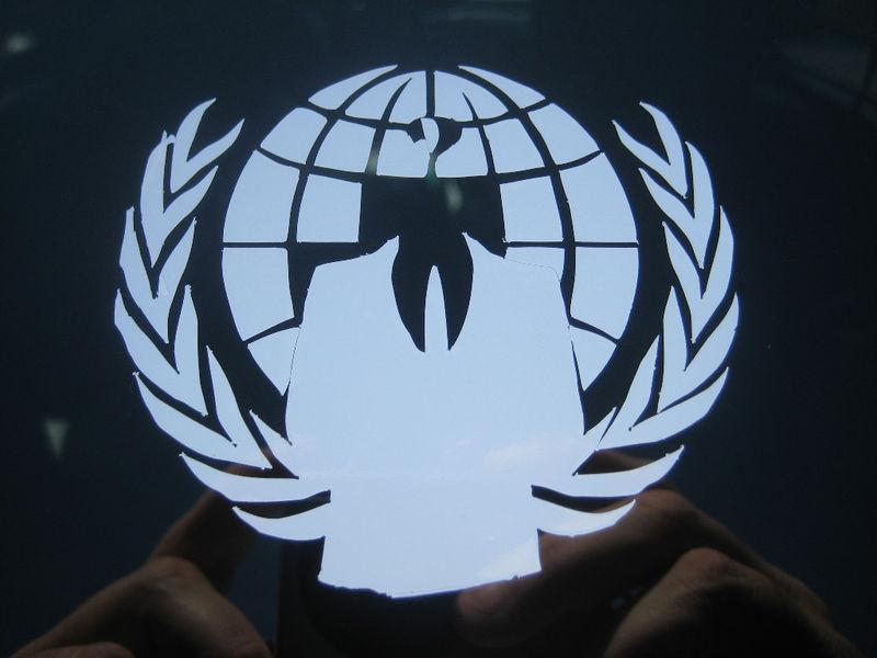 Anonymous crest anon globe suit vinyl car decal sticker graphics