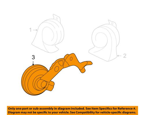 Lexus toyota oem 02-10 sc430 anti-theft-horn 8651024090