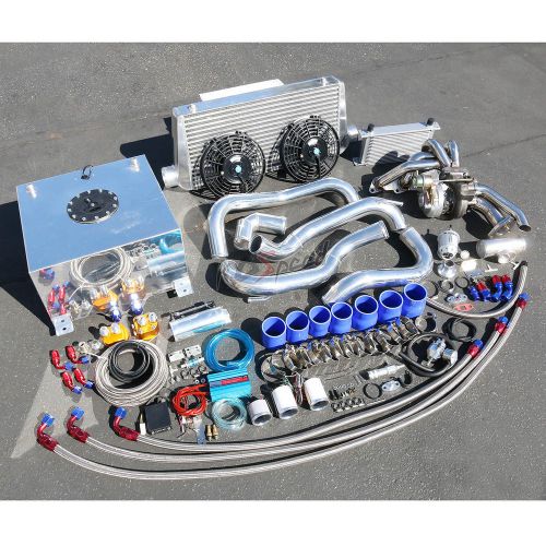 Ka24 s13 t25 huge stage ii turbo charger 300+hp boost kit for 89-94 nissan 240sx