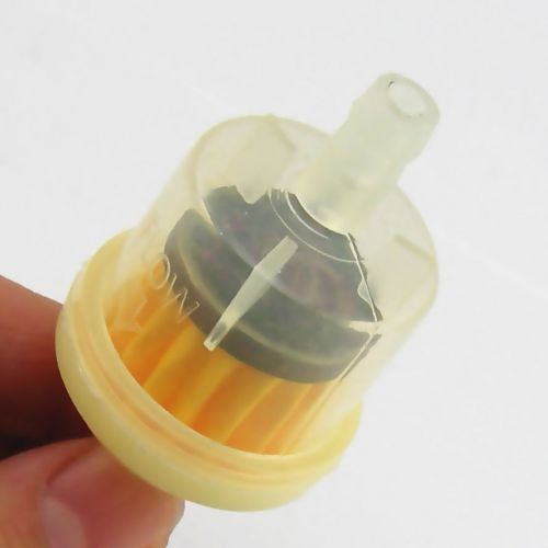 6pcs motorcycle go kart gasoline fuel filter clear inline gas 1/4&#034; 6mm-7mm hose