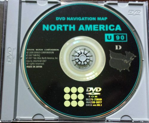 Only 2010 2011 toyota prius camry / hybrid navigation dvd map u90 u.s / canada