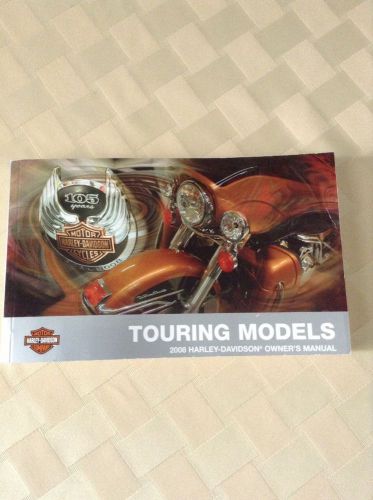 2008 harley-davidson touring models owner&#039;s manual