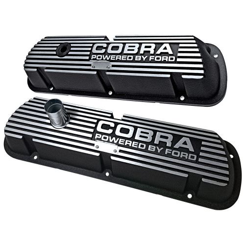 Scott drake s2ms-6a582-a/b mustang valve cover black pr 289/302/351w