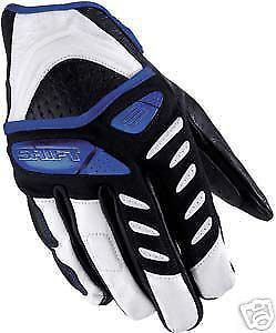 Shift racing street fighter glove new blue blk small