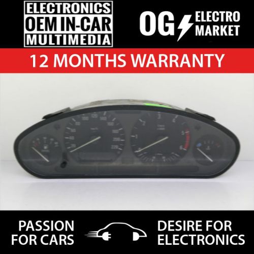 Bmw seria 3 e36 instrument cluster speedometer gauge tacho mph 6217- 8375046