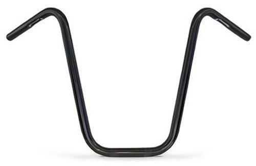 Burly hbars narrow ape hanger 16 inch end rise 1 inch bar black for hd