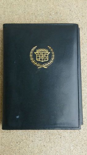 1987 cadillac brougham owners manual maintenance schedule with leather case oem