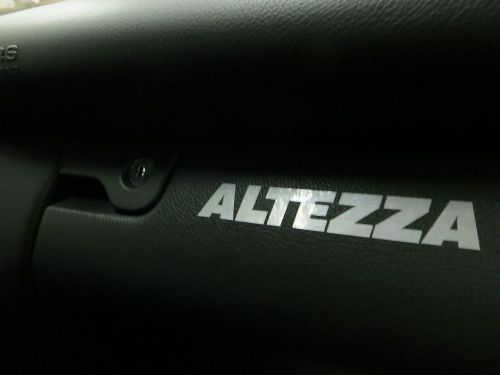 2pcs dashboard badge decal sticker *altezza*