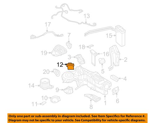 Ford oem-blower motor resistor 3f2z18591aa