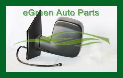 03-07 express/savana standard mirror left driver power heated w/o signal light