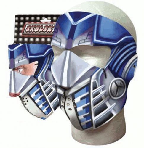 Optimus prime v2 neoprene ski mask full motorcycle biker face mask reversible