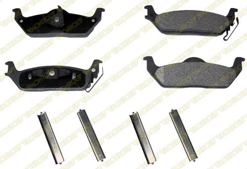 Monroe fx1012 brake pad or shoe, rear-monroe prosolution semi-metallic brake pad