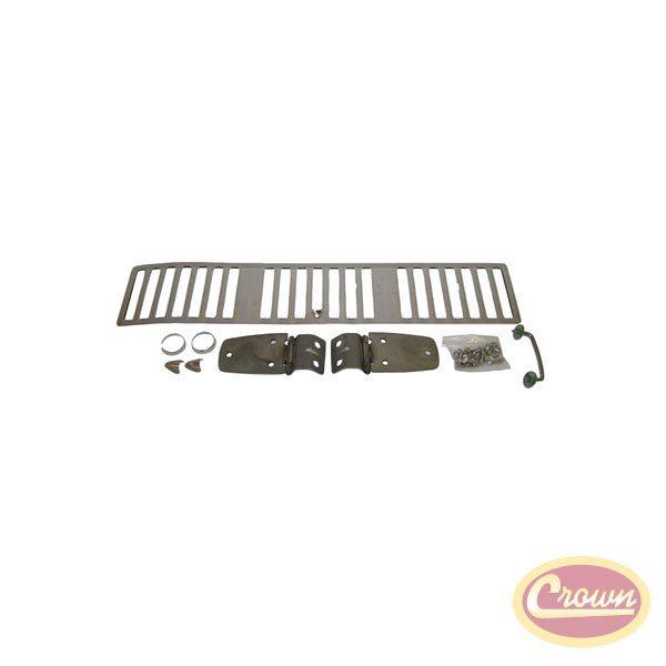 Complete hood set (stainless) - crown# 97111