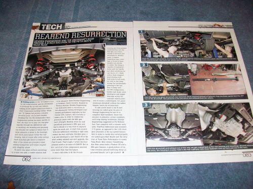 2010 chevy camaro fifth-gen rear end upgrade article &#039;rearend resurrection&#039;