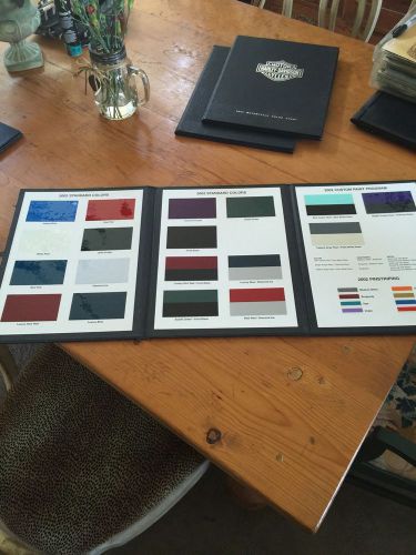 Harley davidson 2002 color chart book