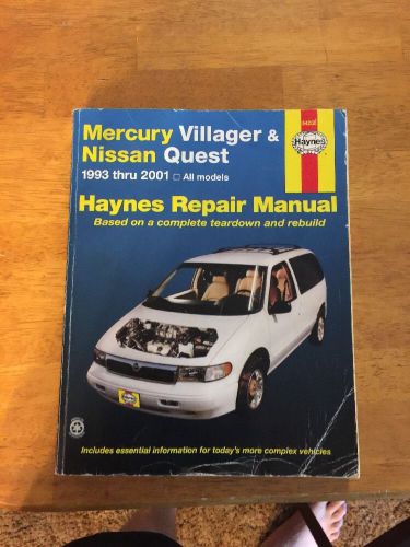 Haynes mercury villager repair manual