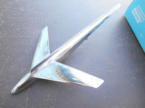 Vintage ford chrome airplane trim hood ornament !!!