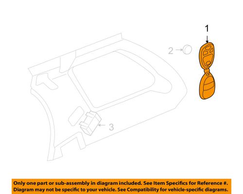 Gm oem keyless entry-transmitter 22936101