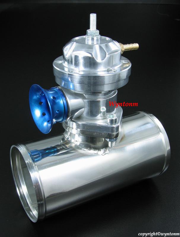 Turbo type-rs bov blow off  bypass valve +3" od stainless steel adapter pipe