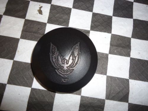 1982,83,84,85,86,87,88,89,90 pontiac trans am black center horn button w/mount!!