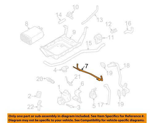 Suzuki oem 04-07 aerio 2.3l-l4 emission-pipe 1834054g00