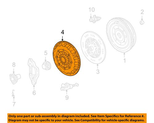 Porsche oem 99-01 911-clutch pressure plate 99611602702