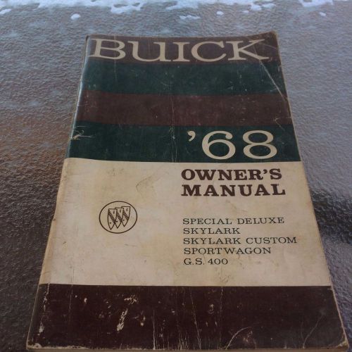 1968 buick owner`s manual