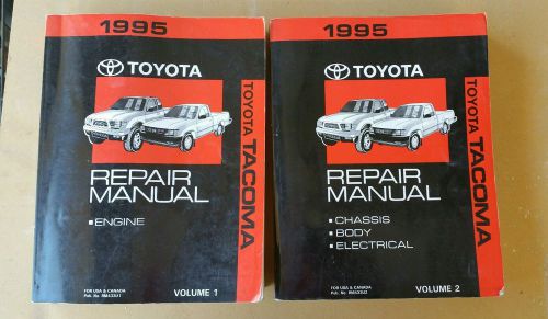 1995 toyota tacoma factory repair manual volumes 1&amp;2